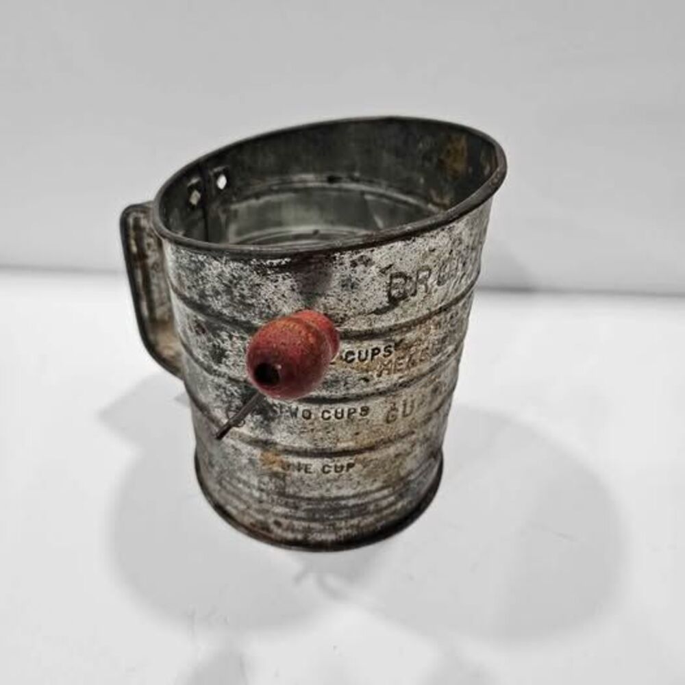 Vintage Metal Flour Sifter